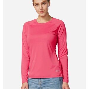Baleaf UPF 50+ Women's Pink Long Sleeve Top